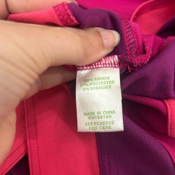 Lilly Pulitzer Cheyenne Banded Striped Pencil Skirt in Passion Pink - Picture 5 of 6